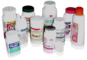 induction sealed OTC pharmaceutical containers