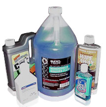Chemical product bottles